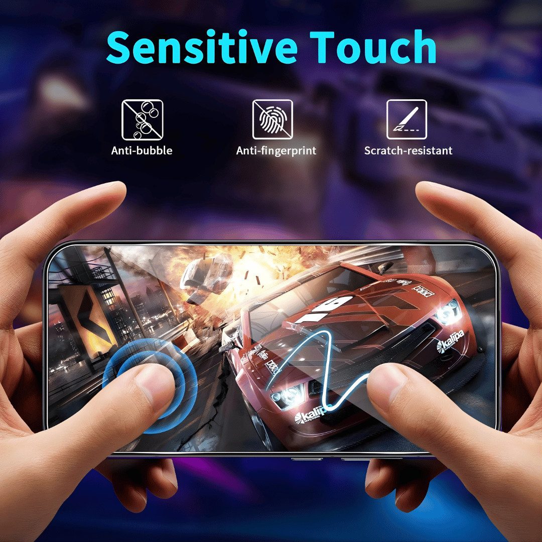 SmartUP Displayschutzglas 2X Schutzglas für Xiaomi Poco X8 Pro Display Panzerfolie Full Screen für Xiaomi Poco X8 Pro, 2 Stück, Rundumschutz, passgenaue Verarbe – Bild 5 von 5