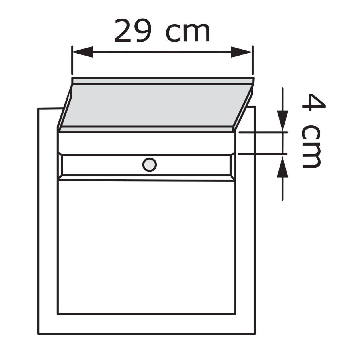 Schwarz for Briefkastenanlage Two Bravios Base Briefkasten