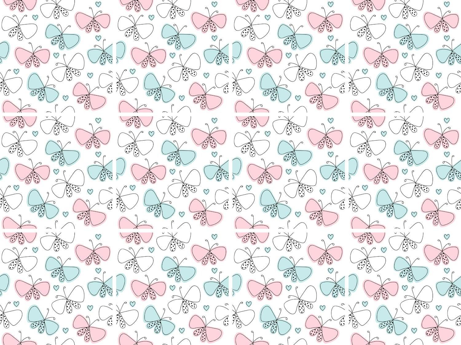 queence Fliesenaufkleber Schmetterlinge, Stickerfliesen, selbstklebend, Sticker, 12er Set