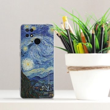 DeinDesign Handyhülle Kunst Vincent Van Gogh The Starry Night The Starry Night, Xiaomi Redmi 10C Silikon Hülle Bumper Case Handy Schutzhülle