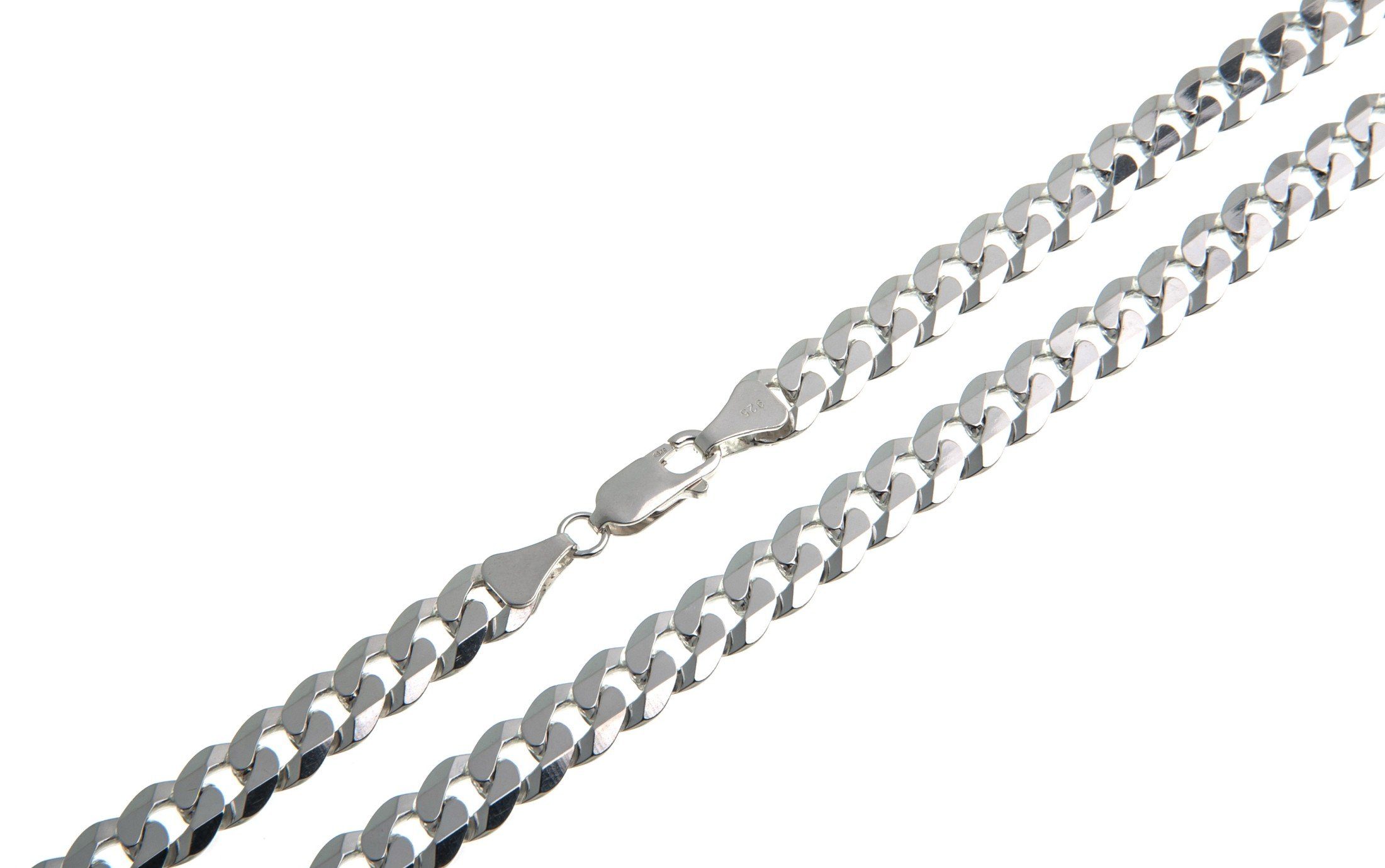 2. Bild von Silberkettenstore Silberarmband »Panzerarmband 7,5mm«, von 16-25cm wählbar