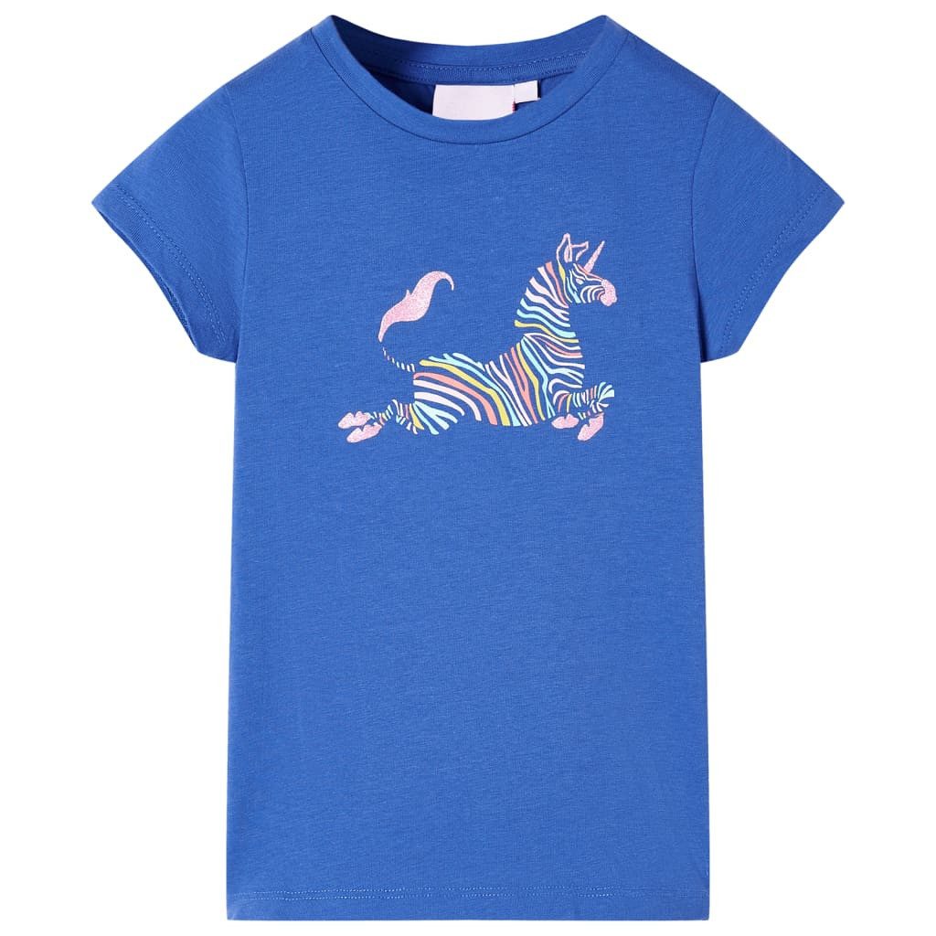 T-Shirt Kinder-T-Shirt Kobaltblau 128