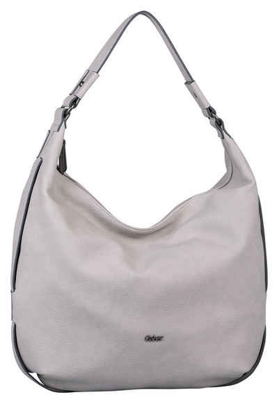 Gabor Hobo Malu, aus weichem genarbtem Lederimitat mit raffinierten Cut-Outs