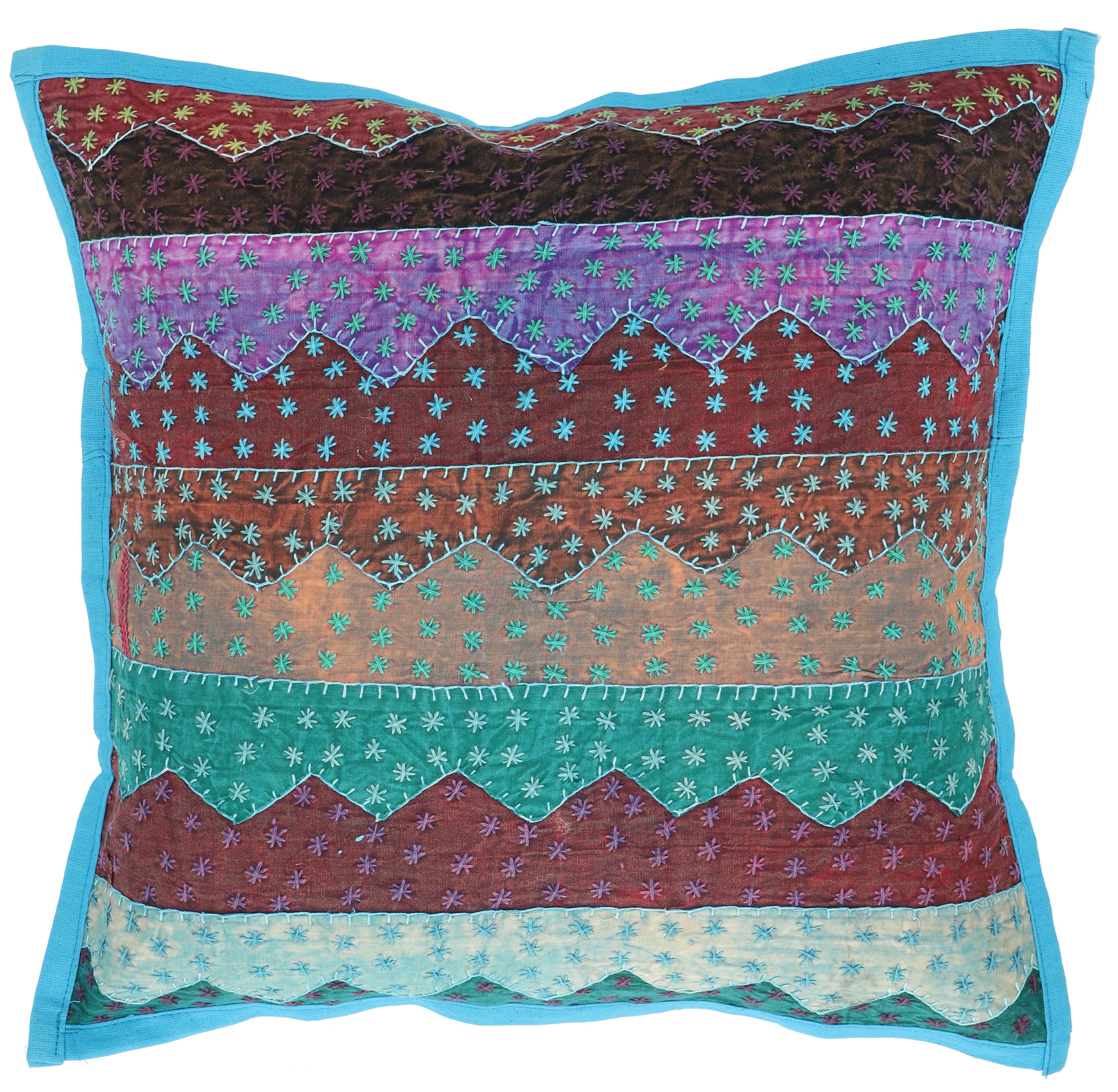 Guru-Shop Kissenbezüge Indische Kissenhülle, bestickter Patchwork.. günstig online kaufen
