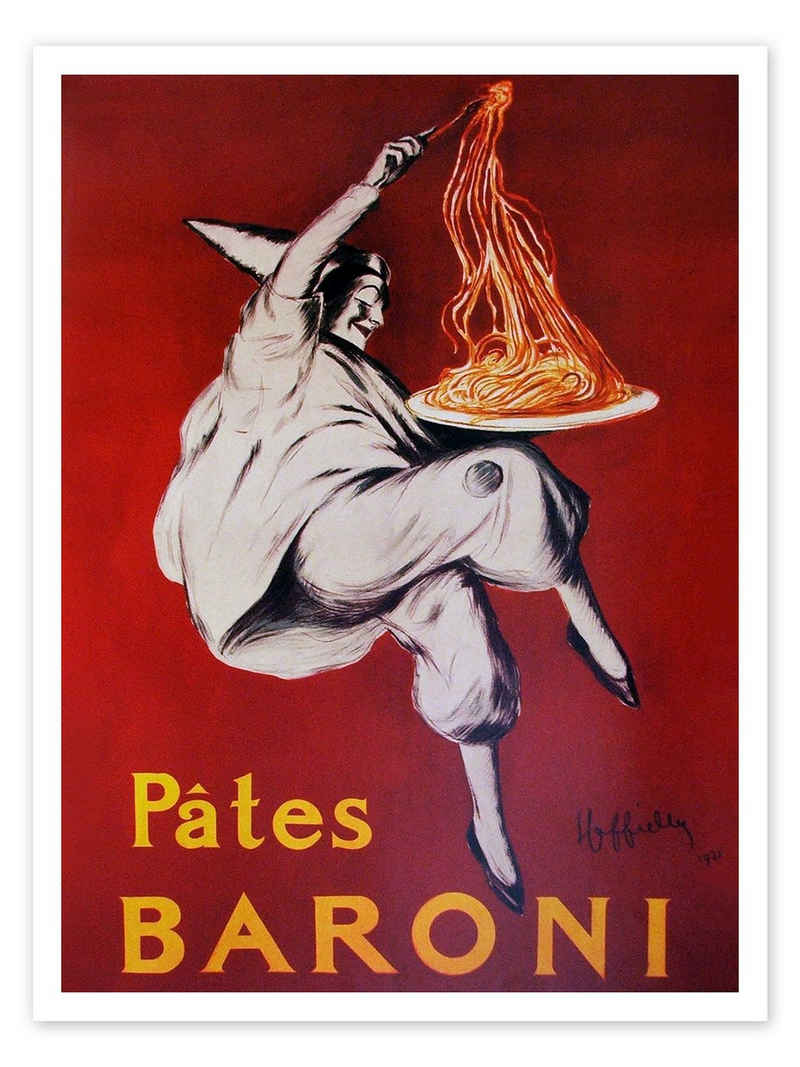 Posterlounge Poster Leonetto Cappiello, Pâtes Baroni, Vintage