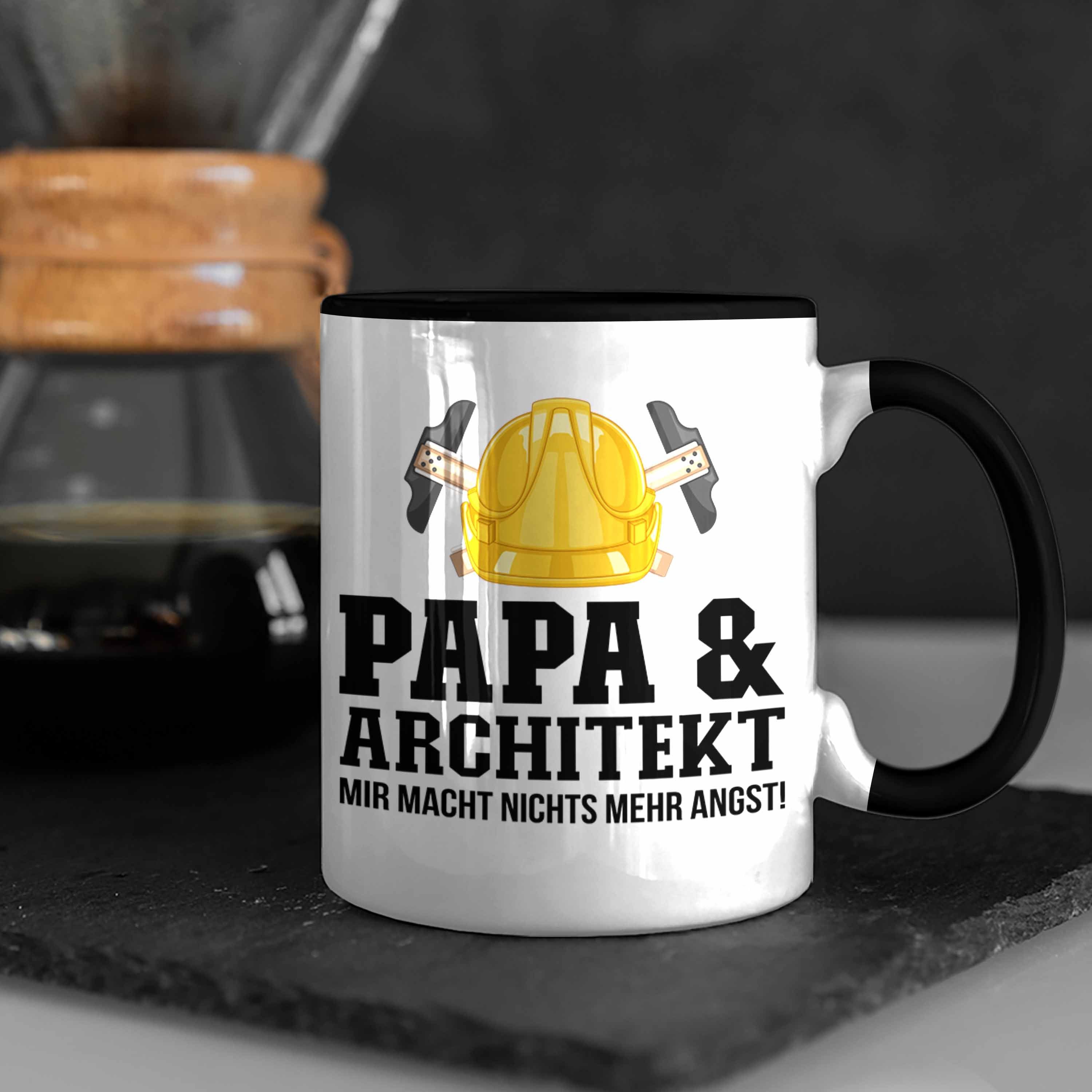 Architekt Vater Trendation Trendation - Geschenkidee Papa Schwarz Architekt und Tasse für Tasse