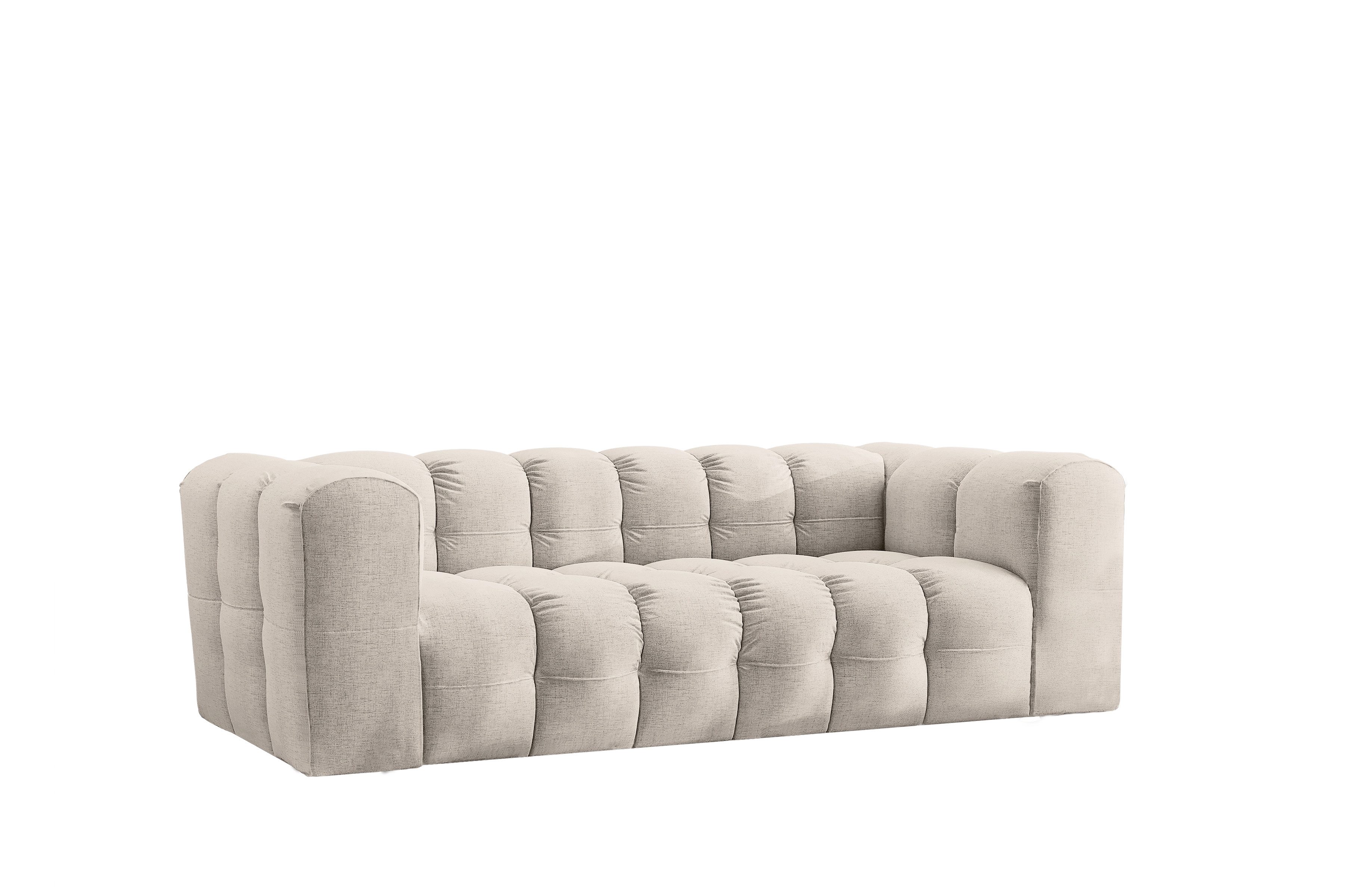 Kaiser Möbel 3-Sitzer Sofa BALOO, stoff Moly und Arena, modern, pflegeleichter Chenille-Stoff, Water-Repellent-Technologie