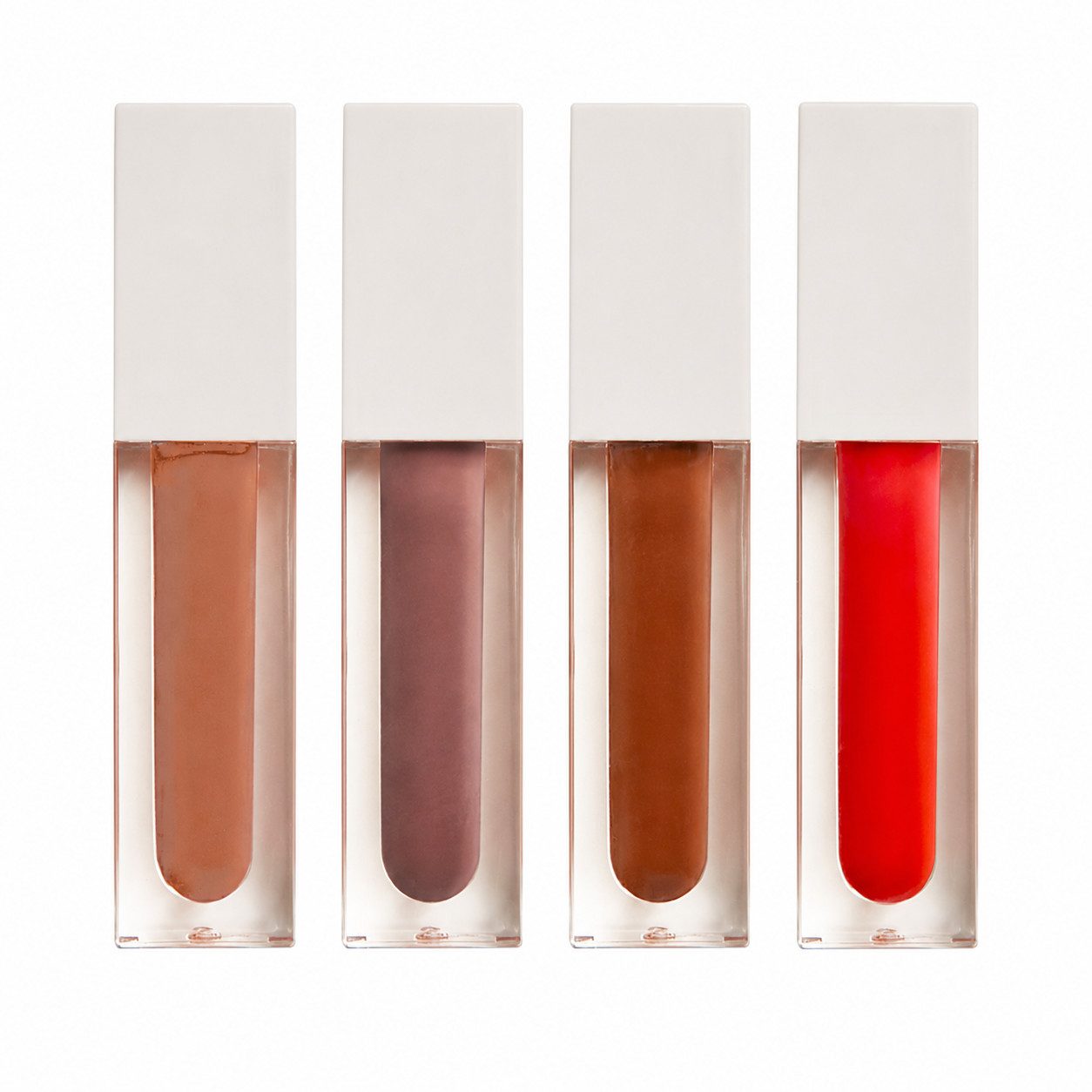 MAKE UP REVOLUTION Lipgloss 4er-Set Pro Supreme Lipglosse – Verschiedene Farbtöne, 1-tlg.