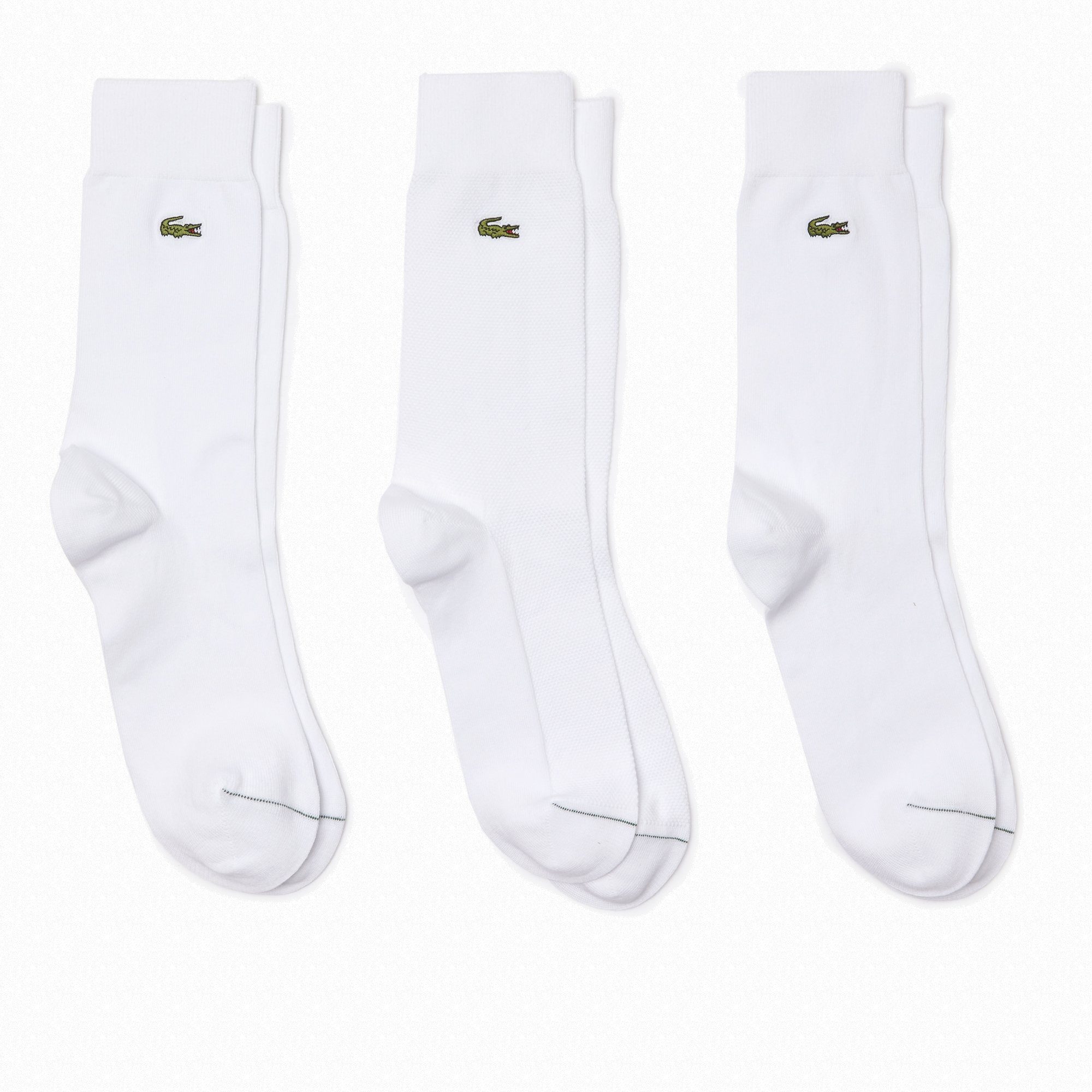 Lacoste (001) WHITE Socken