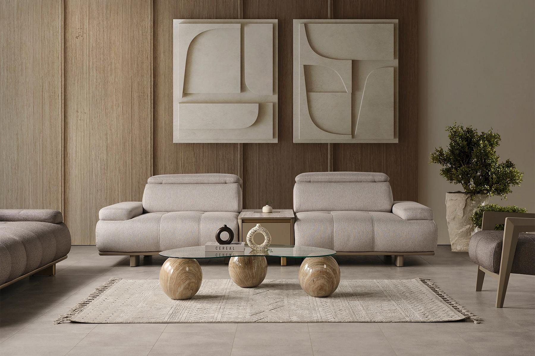 Xlmoebel Big-Sofa Exklusive weiße Polstersofa für modernes Wohnzimmerdesign, Big-Sofa, Hergestellt in Europa
