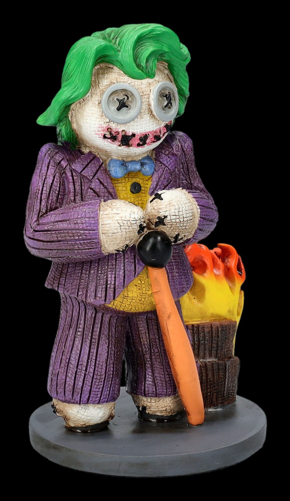 Figuren Shop GmbH Dekofigur Pinheads Figur - Joker - Horror Dekofigur Fantasy Voodoo-Figur Deko