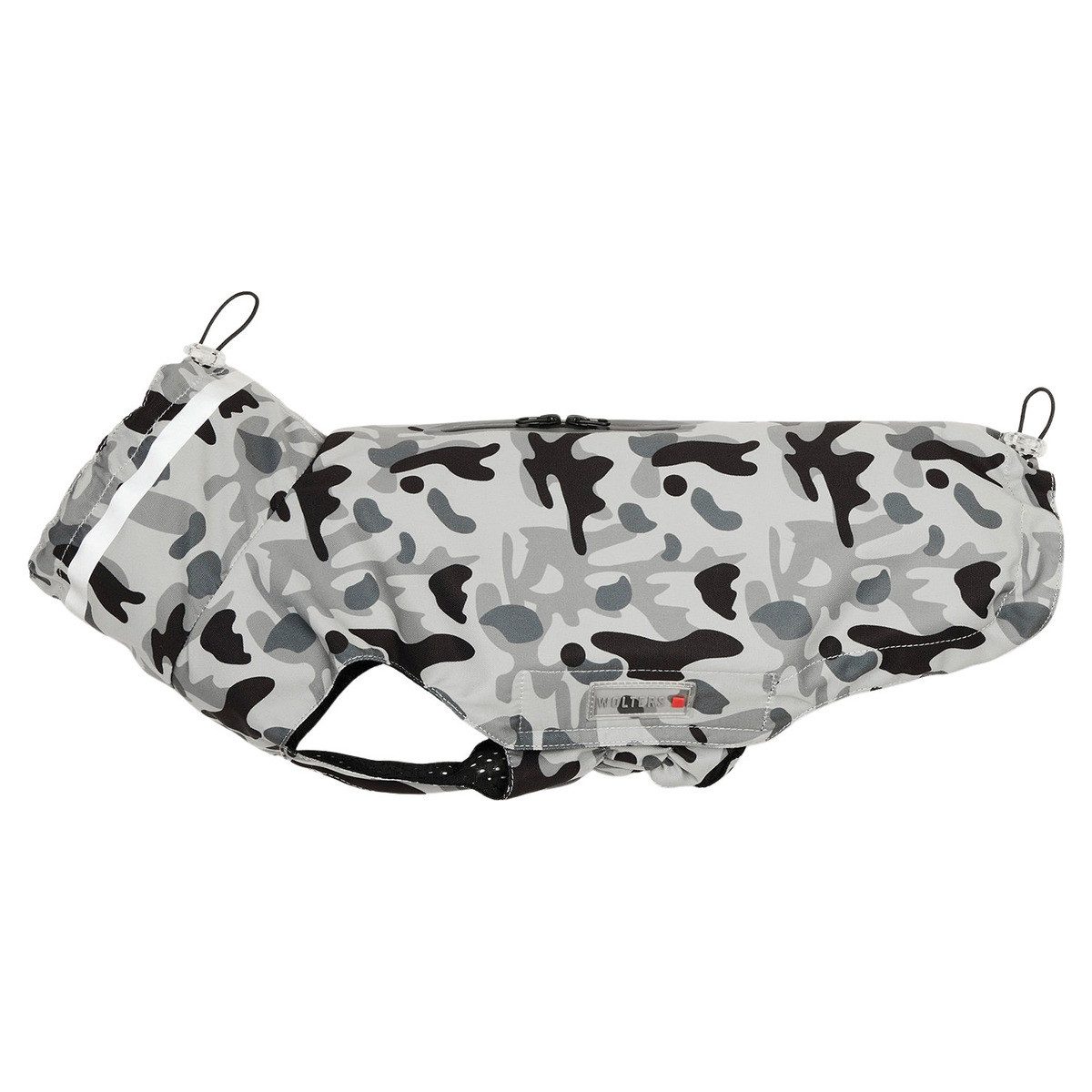 Wolters Hunderegenmantel Regenjacke Camouflage dunkelgrau