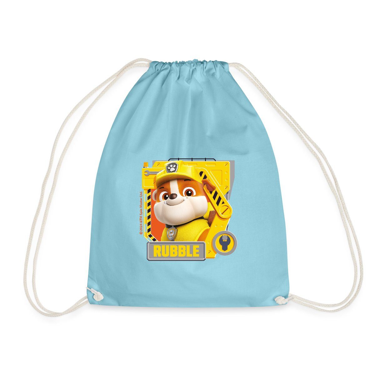 Spreadshirt Turnbeutel Paw Patrol Rubble Charakterdesign Turnbeutel (1-tlg)