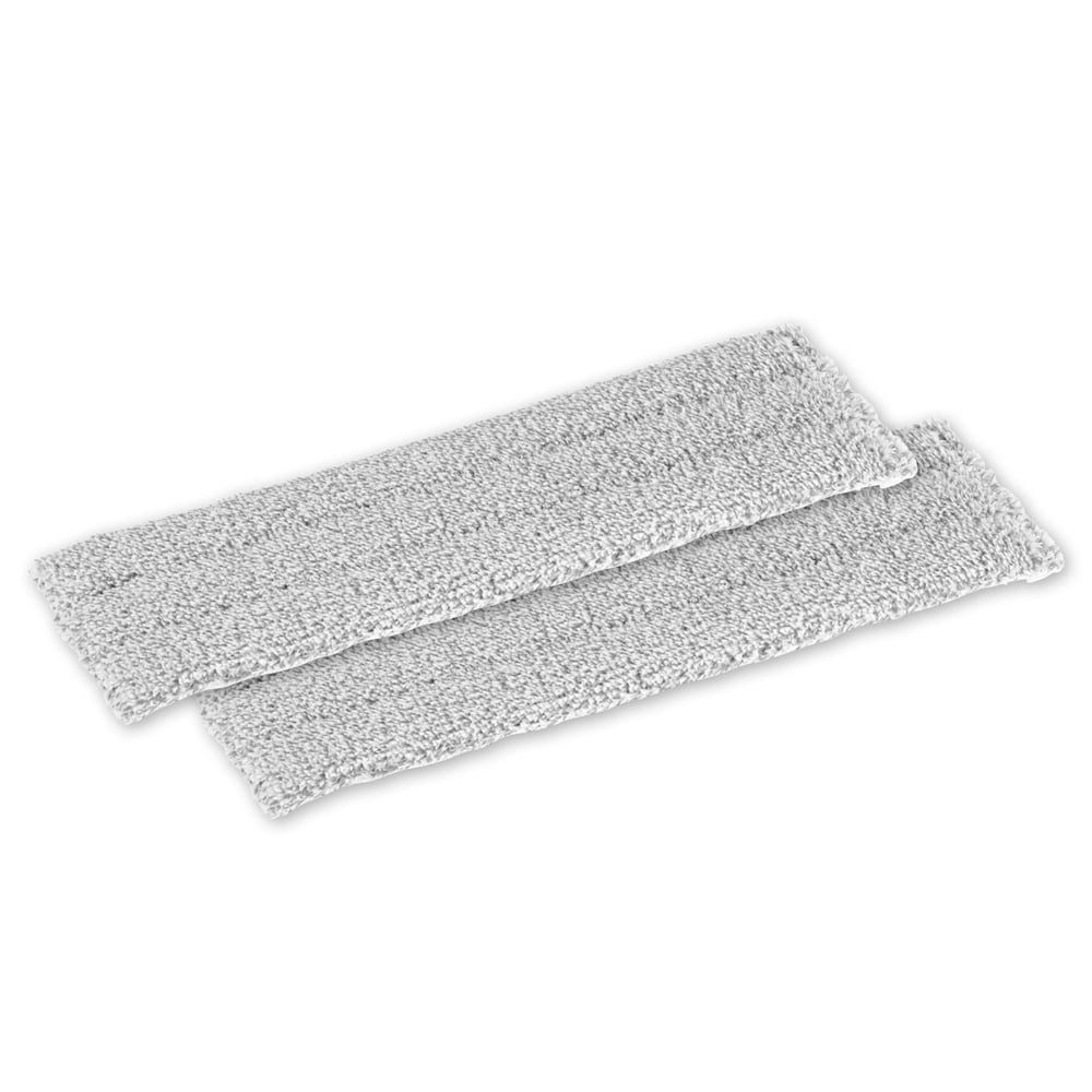 MAXXMEE Wischmopp MAXXMEE Ersatz-Wischtuch 2er-Set grau