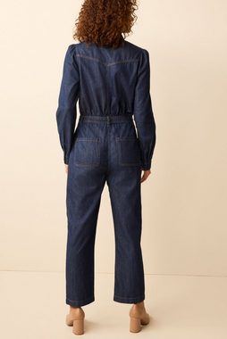 Next Jumpsuit Denim-Overall mit durchgehender Knopfleiste (1-tlg)