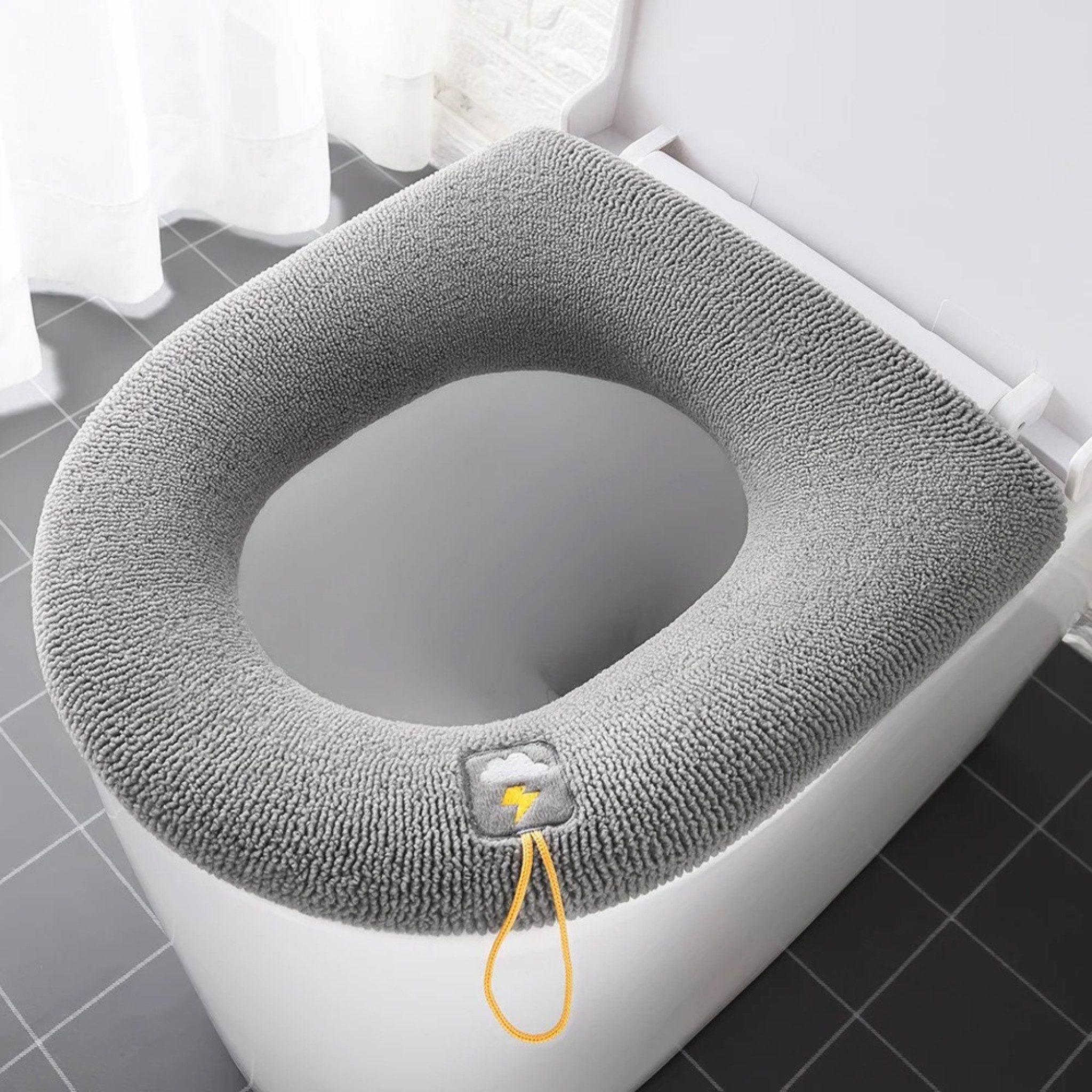 Norvéa Home WC-Deckelbezug Universeller Toilettensitzbezug waschbar günstig online kaufen