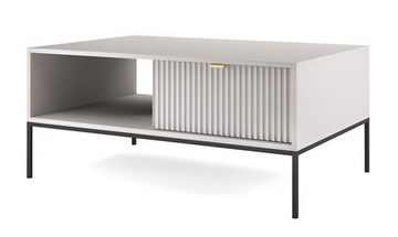 Feldmann-Wohnen Couchtisch Nova (1-St), 104x68cm grau MDF