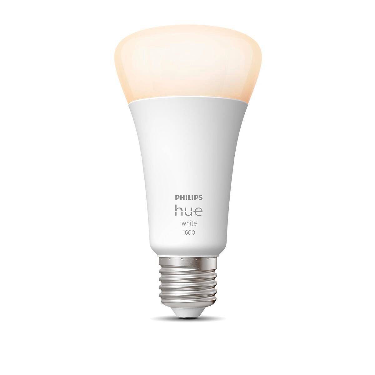 Philips Hue LED-Leuchtmittel E27 LED Leuchtmittel 1100lm, E27, Warmweiß
