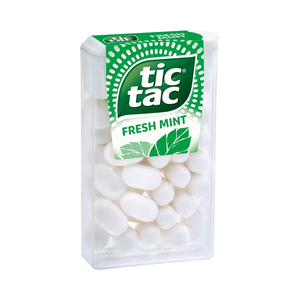 tic tac Süßigkeit, Tic Tac fresh mint Pfeffermiz Dragees erfrischend vanillig 18g
