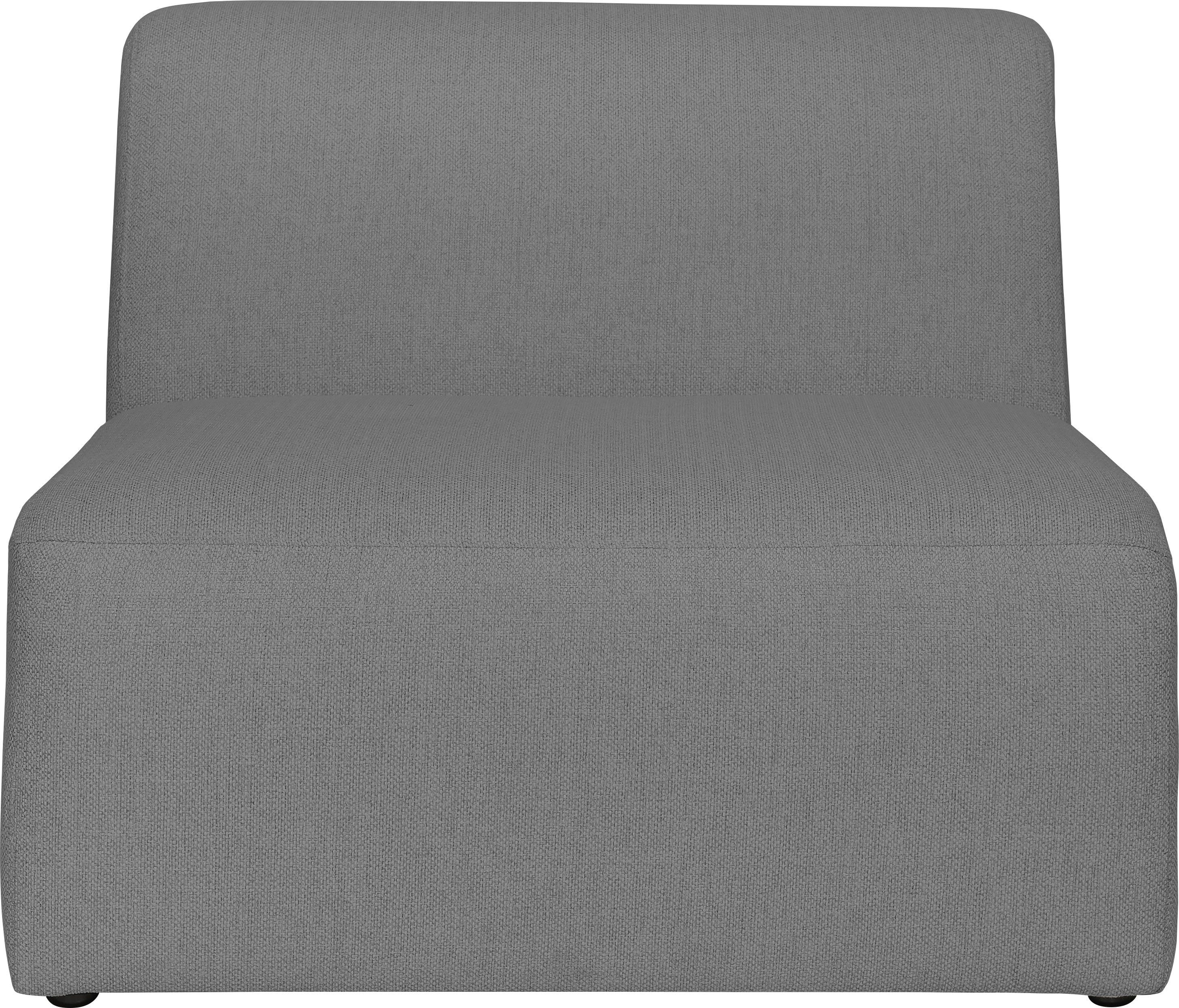 INOSIGN Sofa-Mittelelement Koa, grey angenehmer schöne Komfort, Proportionen