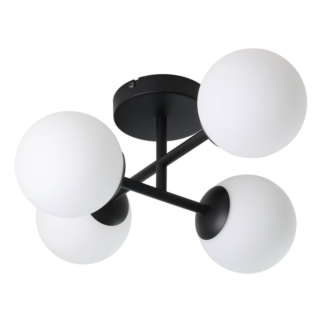 EGLO Deckenleuchte Eglo Deckenleuchte Castrovito schwarz 48 x 39 cm