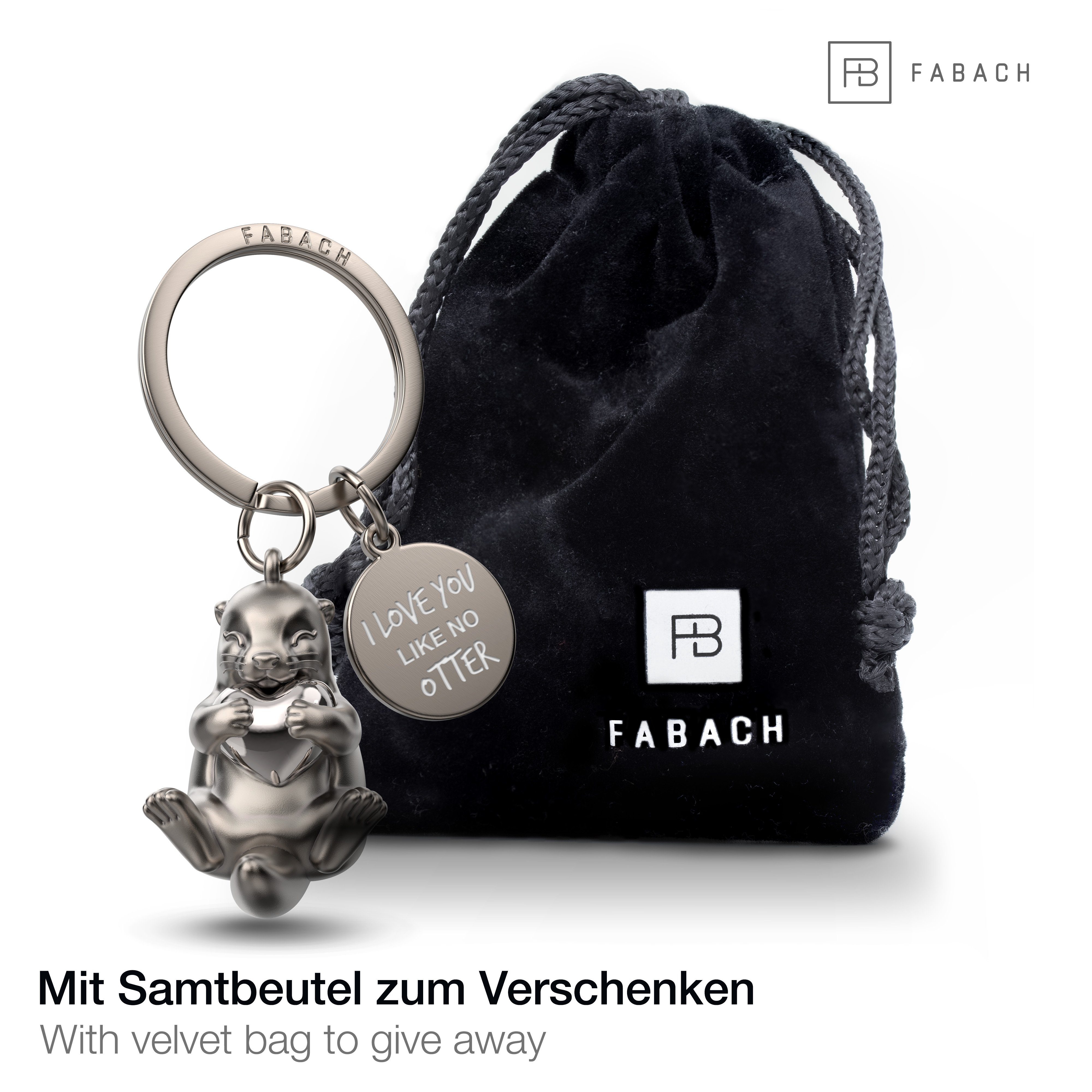 FABACH Schlüsselanhänger Otter Schlüsselanhänger "Otty" mit Gravur "I love günstig online kaufen