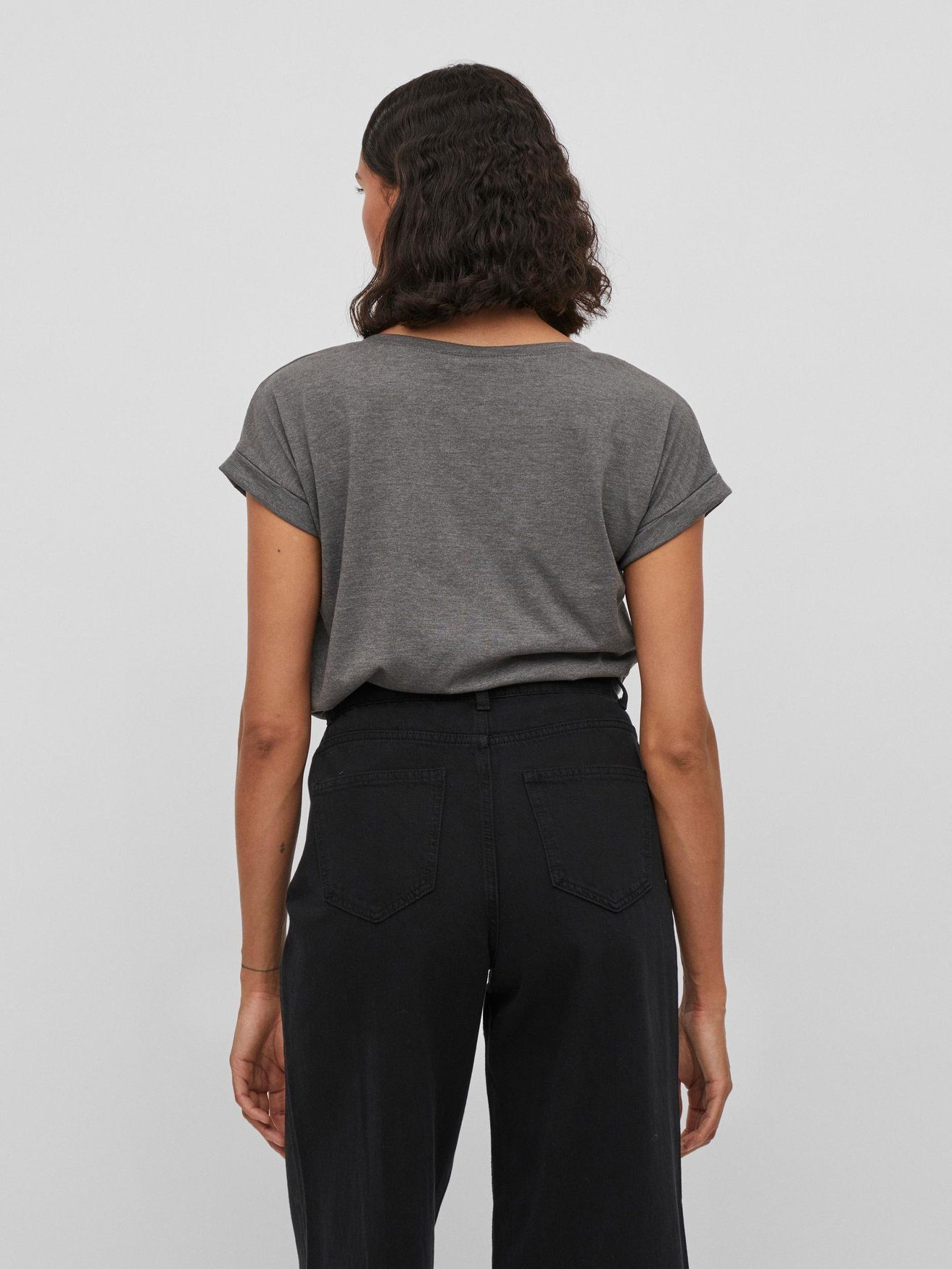 Vila T-Shirt Basic Kurzarm Fledermausärmel VIDREAMERS günstig online kaufen