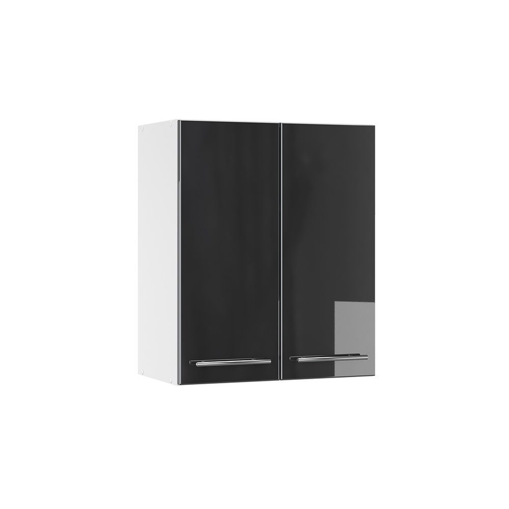 Vicco Hängeschrank Fame-Line, Anthrazit Hochglanz/Weiß, 60 cm (1-St)
