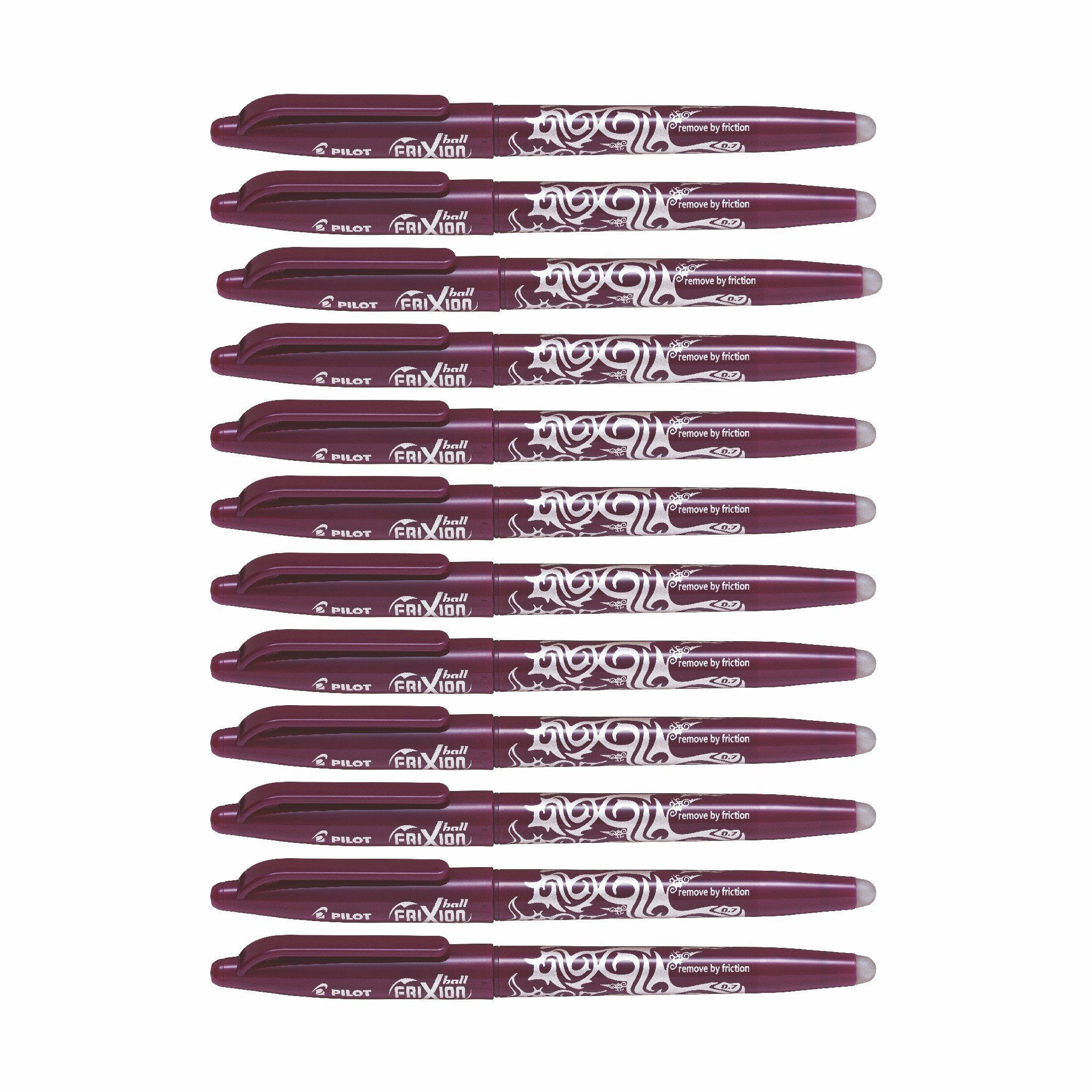 Pilot Pen Tintenroller Frixion Ball 0.7 - 12er-Set, (12-tlg)