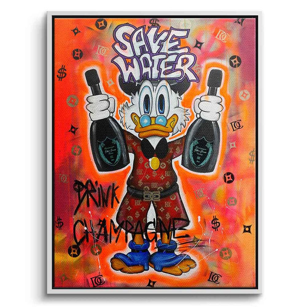 DOTCOMCANVAS® Leinwandbild Save Water - Leinwandbild, günstig online kaufen