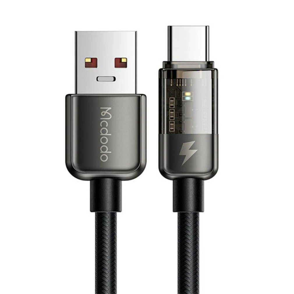 mcdodo Anti-Bruch Smartphone-Kabel USB zu Type-C Schnell Ladegerät, 6A,  1,2m Smartphone-Kabel, (120 cm)