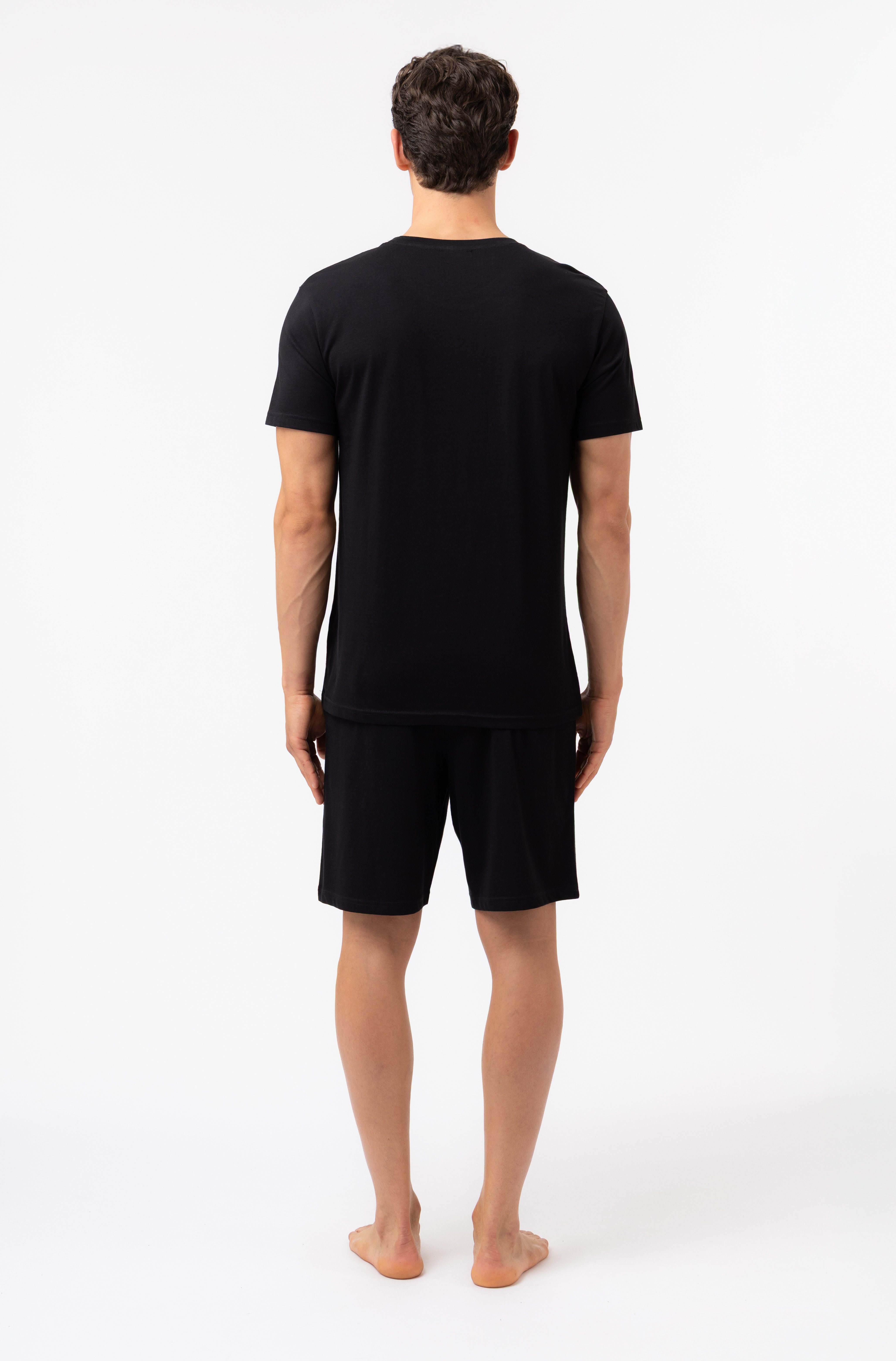 Fila Schlafanzug MAN JERSEY PYJAMAS (2 tlg) Hose mit elastischem Logobund und Kurzarmshirt
