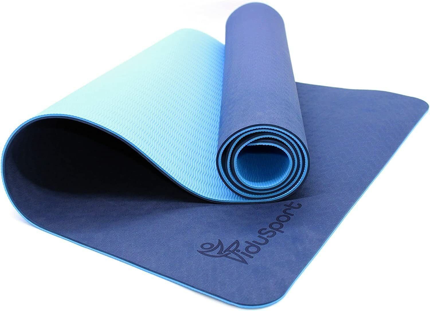 Gymnastikmatte Yogamatte Fitnessmatte Sportmatte Yoga Pilates Matte 183x61cm TPE