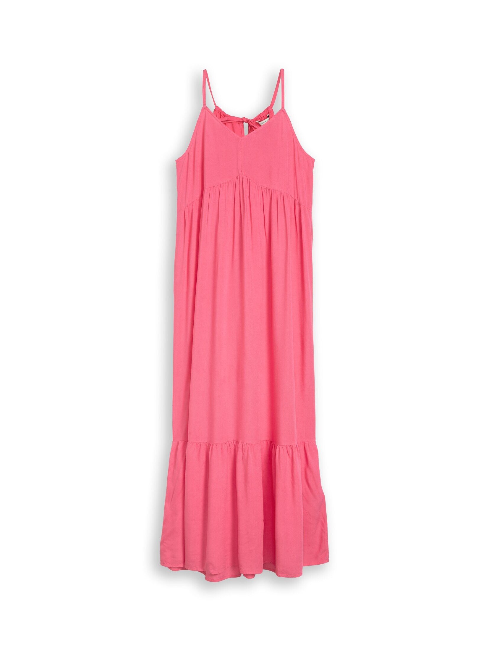 TOM TAILOR Denim Maxikleid Kleider & Jumpsuits Maxi-Kleid mit Volants
