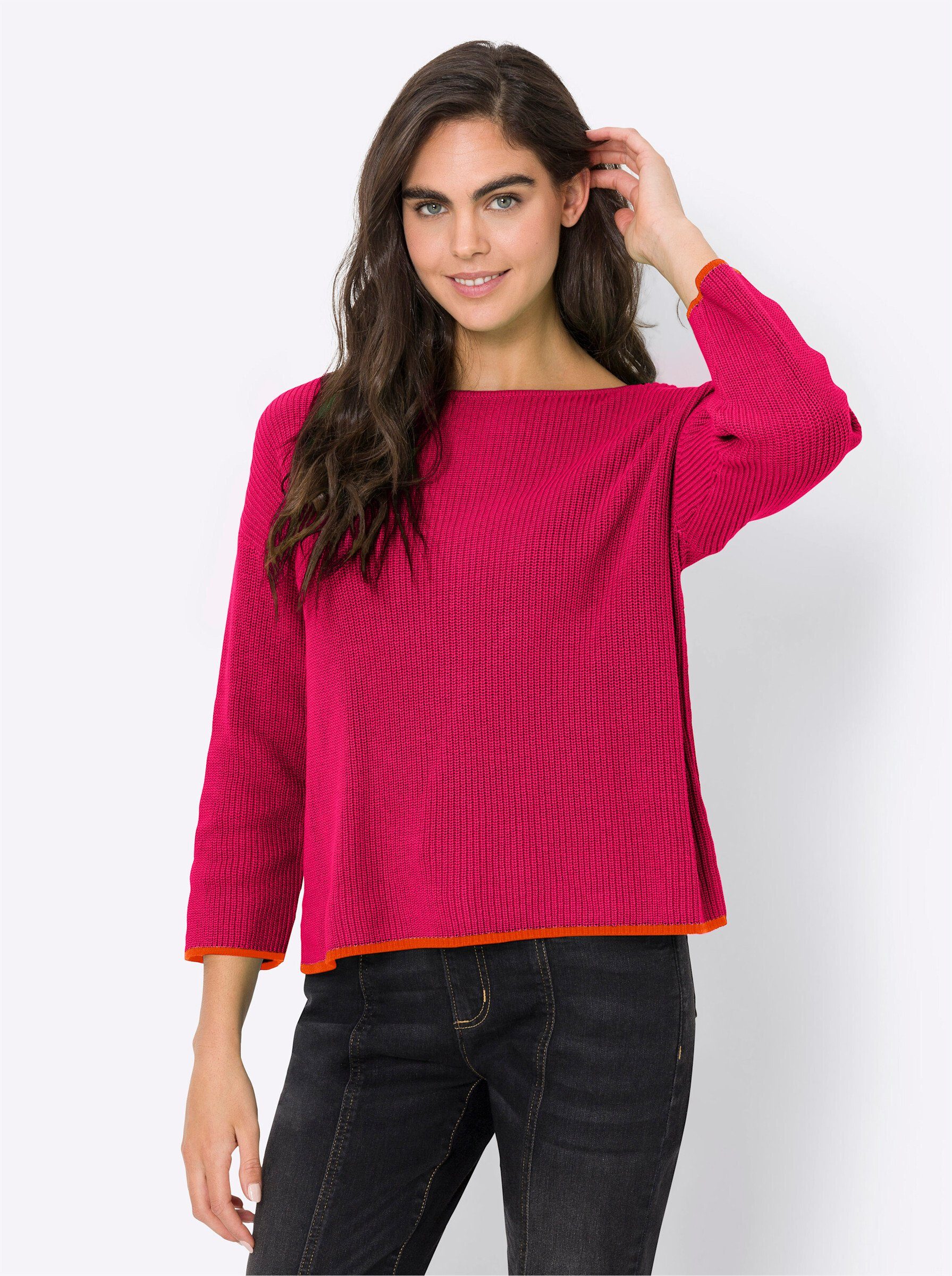 heine Strickpullover pink