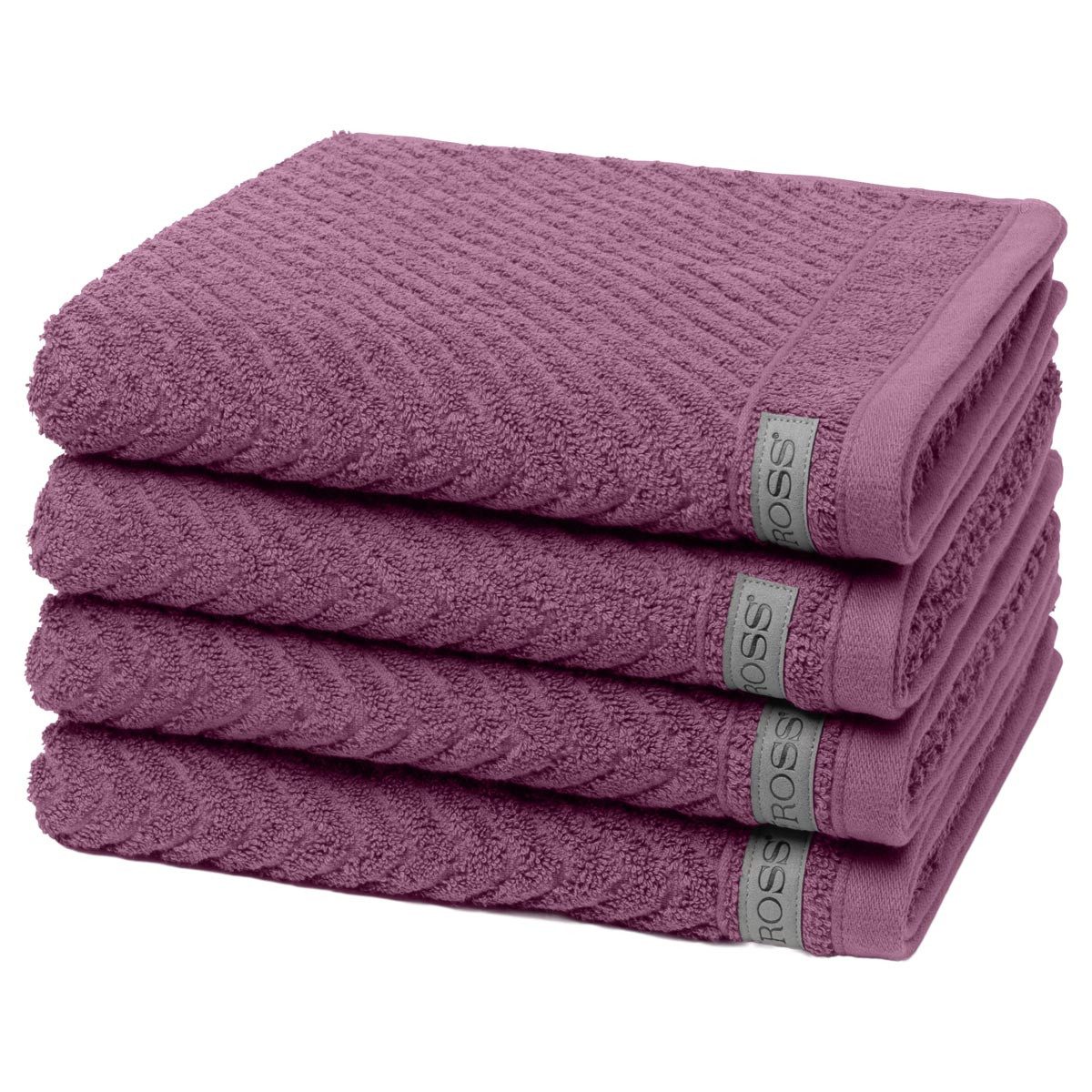 ROSS Handtuch Set Smart, Frottee (Spar-Set, 4-St), 4 X Handtuch im Set - Baumwolle - Saugstark