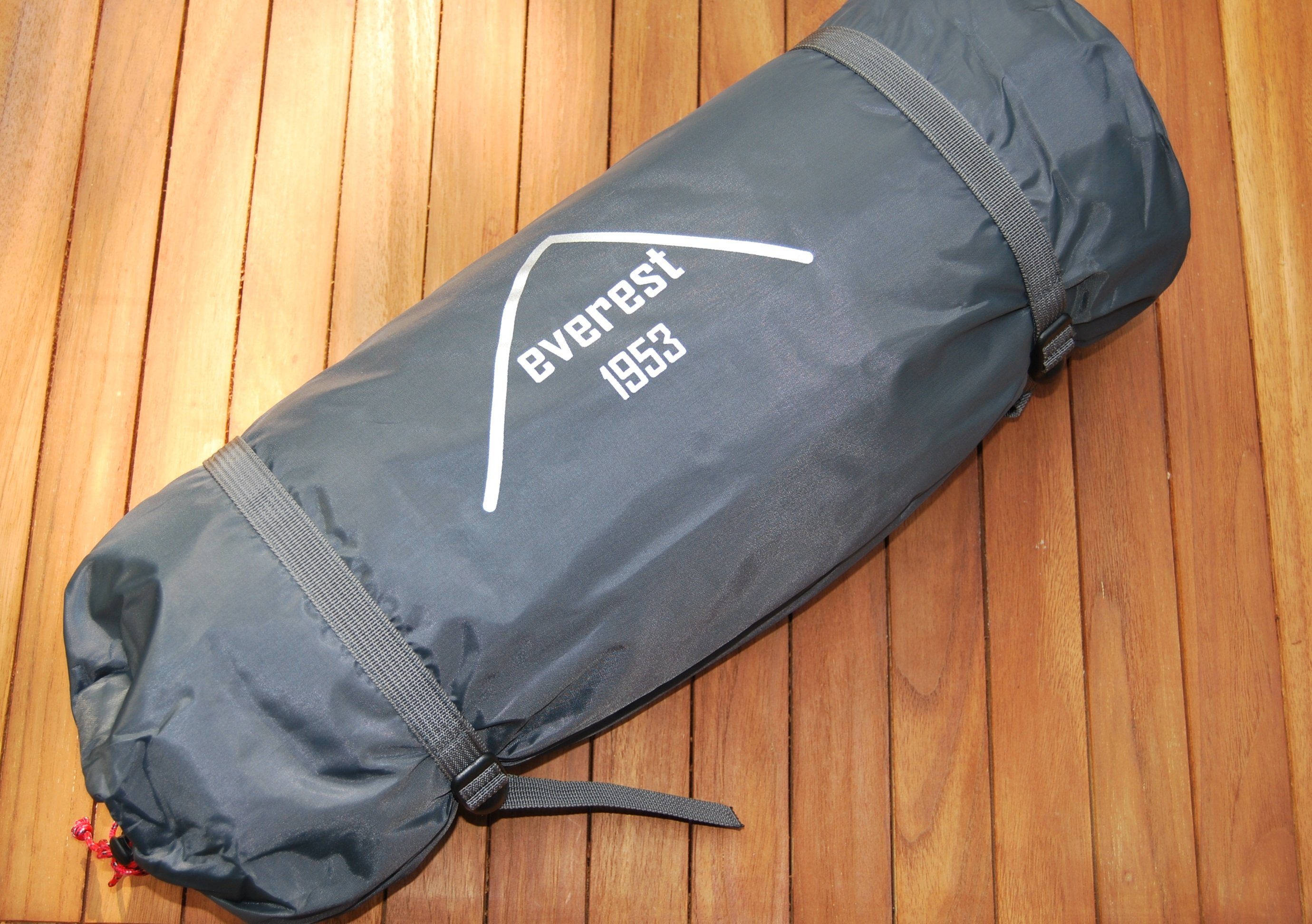 everest 1953 Tunnelzelt mit Tarp Vordach grün Maipo 2 1/2 Personen Zelt Silikon >10000 mm, Personen: 2, Aluminiumgestänge, Tarp/Vordach - paßgenau (ohne Trekking Poles)
