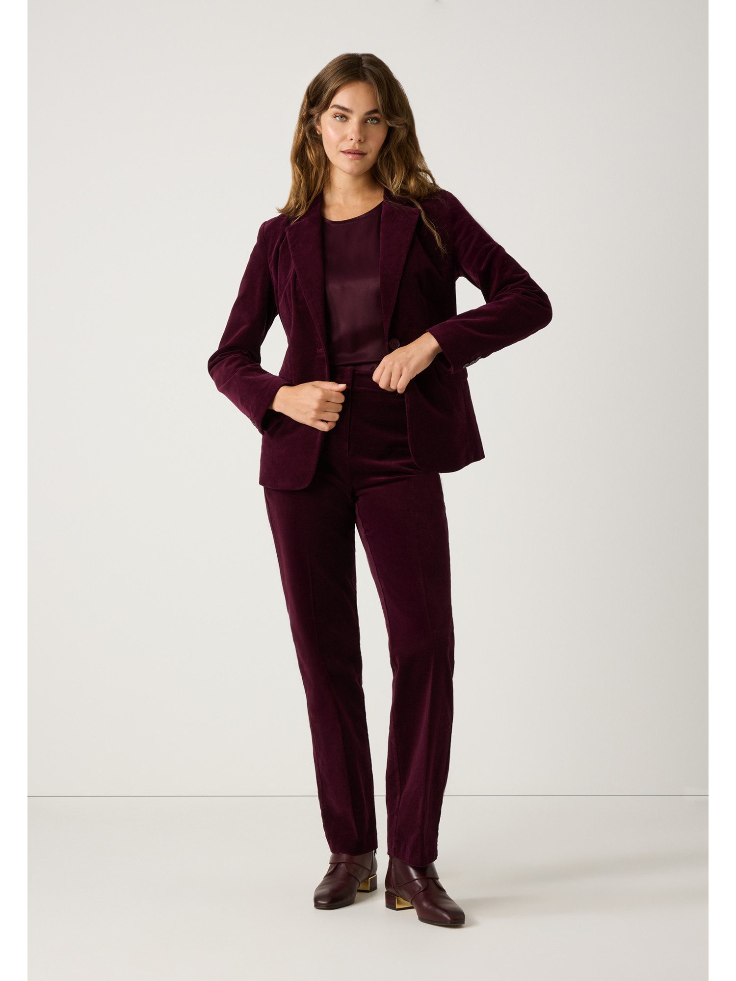 MORE&MORE T-Shirt Materialmixshirt Satin/ Jersey günstig online kaufen