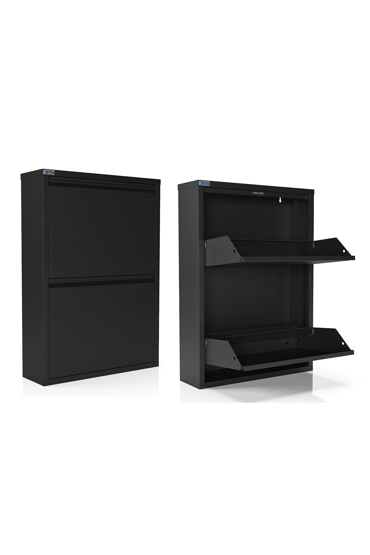Kaufexpress GmbH Schuhschrank Metall-Schuhregal mit 2 günstig online kaufen