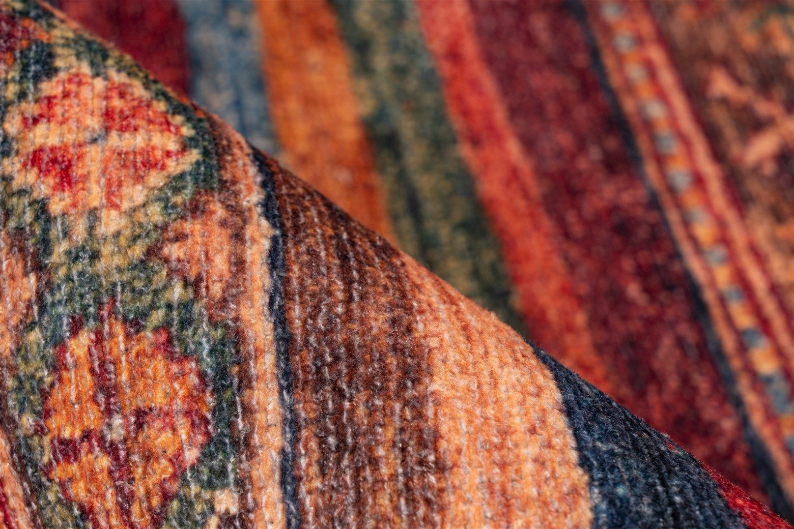 freiraum Teppich Faye, in Multi / Rot, 100% Polyester - 150x75cm (LxB)