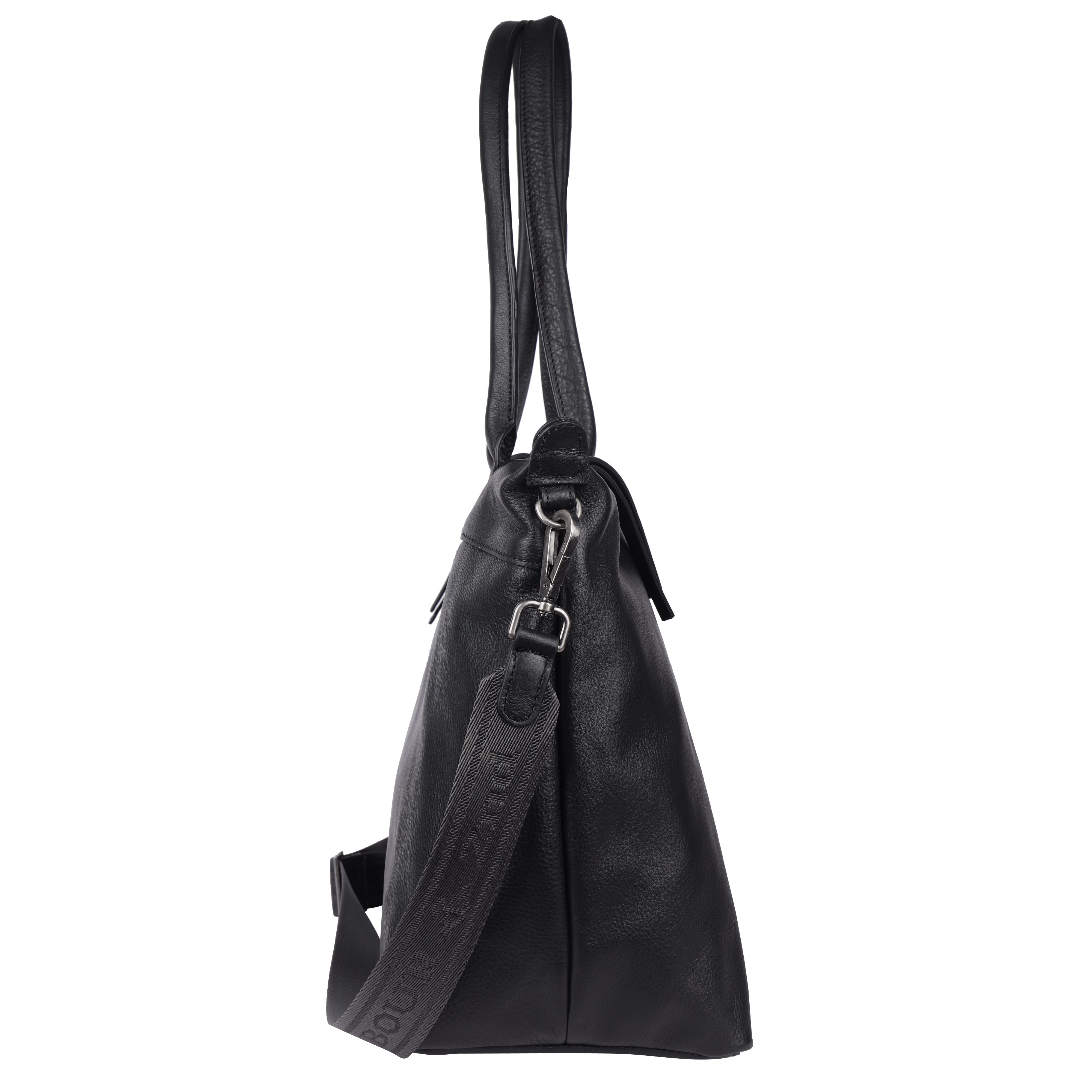 HARBOUR 2nd Shopper Malin, Damen Umhängetasche, Handtasche, Tragetasche mit Steckverschluss