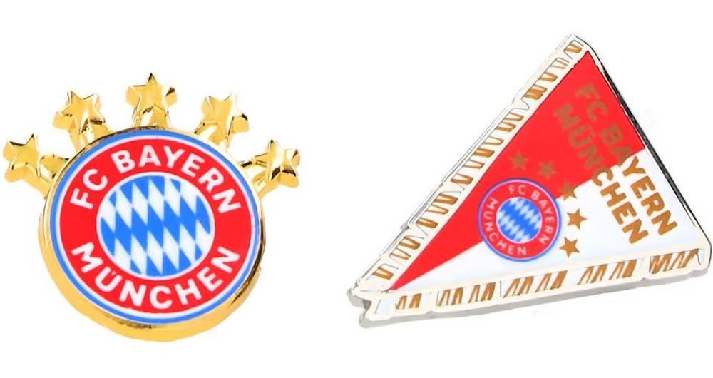 FC Bayern München Button Pin Logo & Wimpel