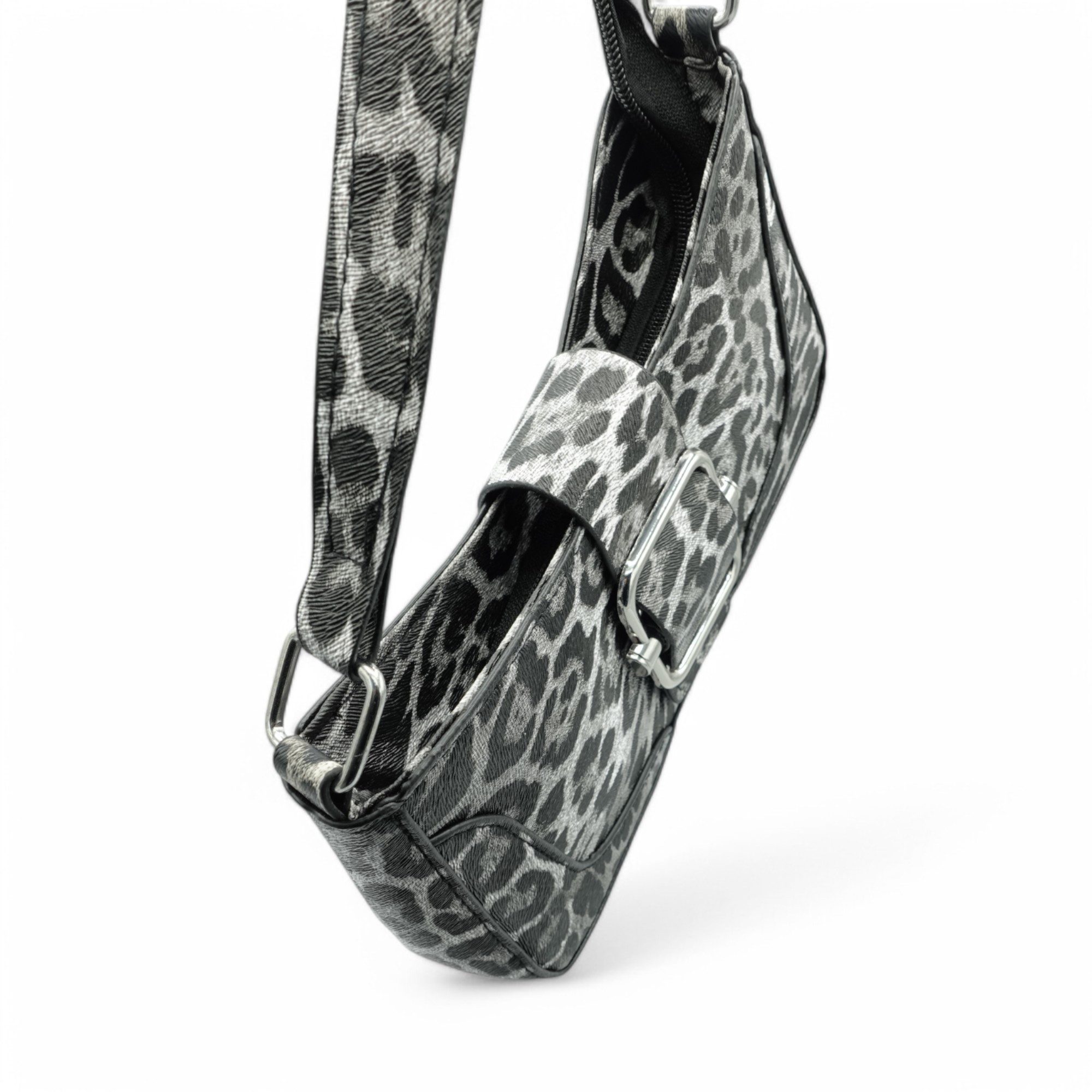 Eyecatcher Handtasche Glamouröse Schultertasche im Leoparden-Look mit Schna günstig online kaufen