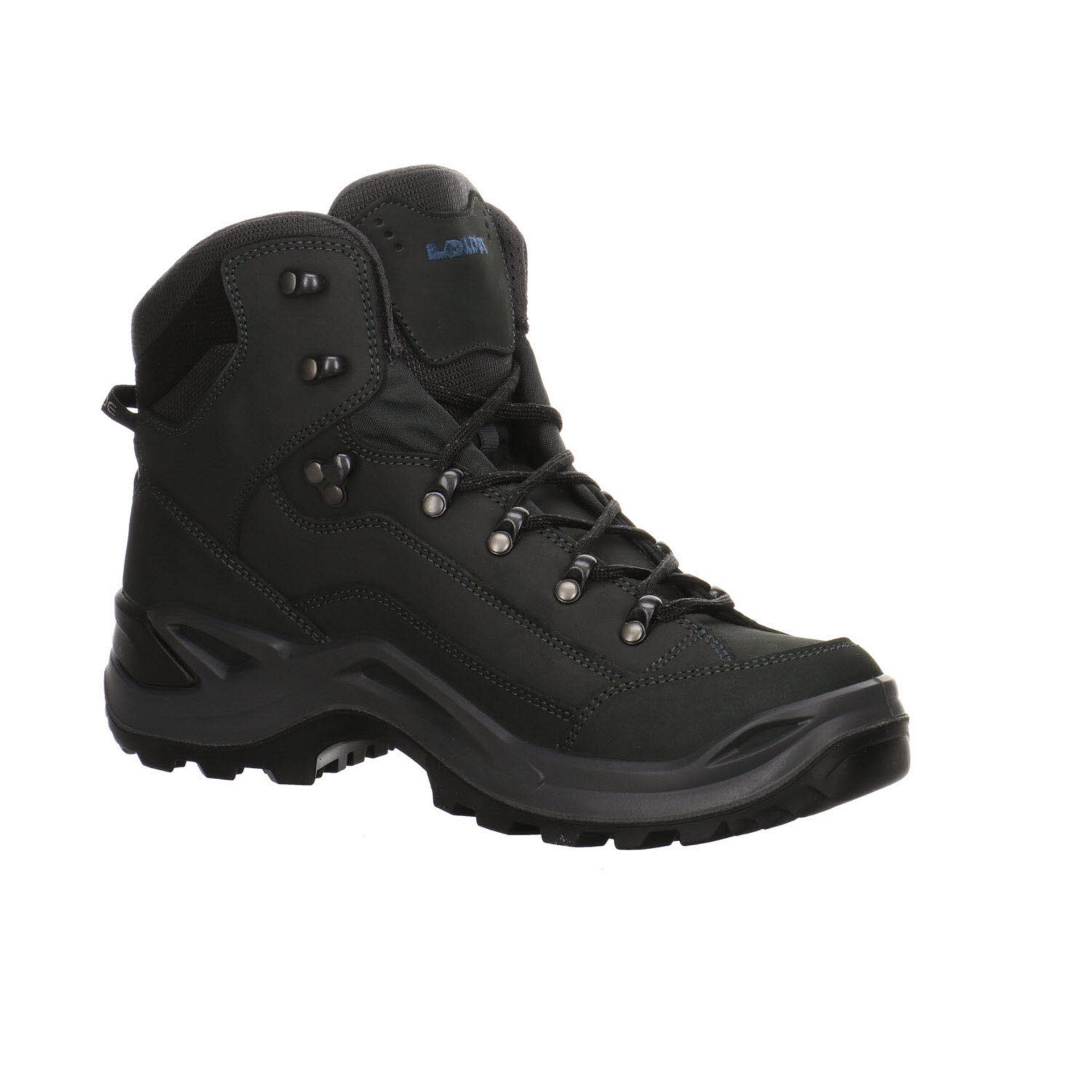 anthrazit/stahlblau Lowa Outdoor GTX mid Herren Renegade Schuhe Outdoorschuh Leder-/Textilkombination Wanderschuh