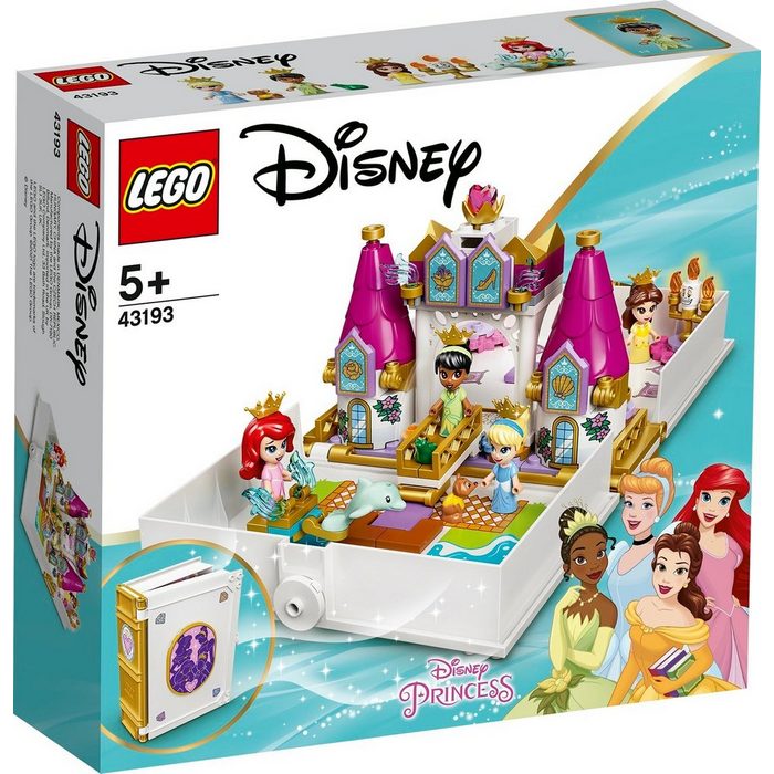 LEGO® Konstruktions-Spielset Disney Princess™ 2er Set: 43193 Märchenbuch Abente