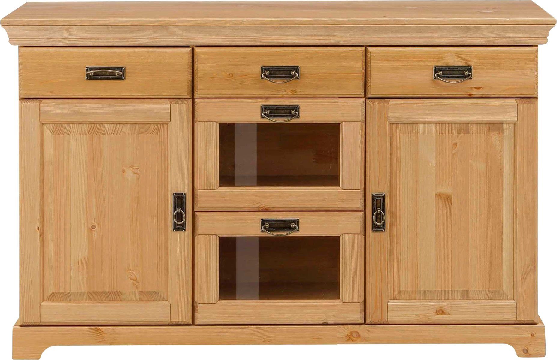 Home affaire Sideboard "Rügen" Kommode aus massiver Kiefer, FSC, Breite 145 günstig online kaufen