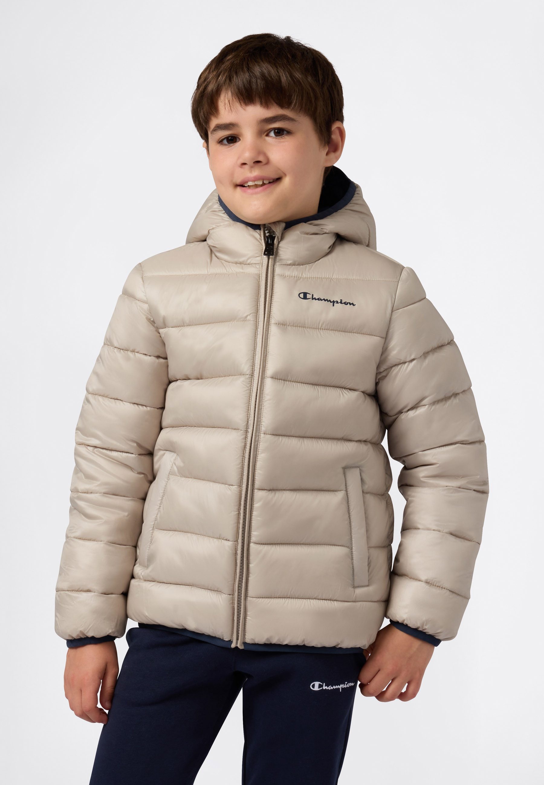 Champion Steppjacke SPORTWEAR JACKET Standard Fit mit verstellbarer Kapuze, Standard Fit