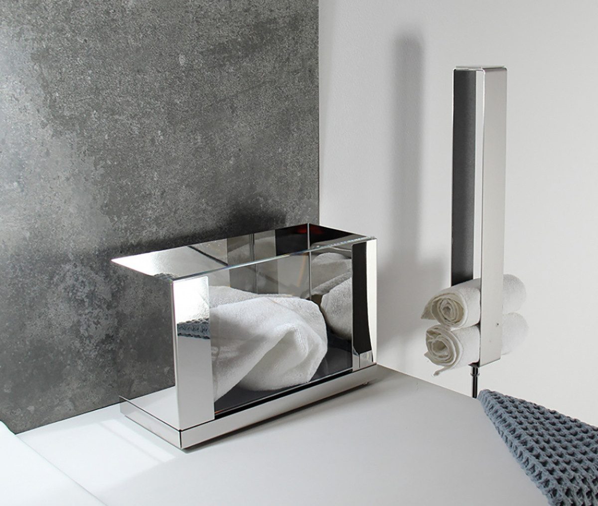 Schönbeck Design Handtuchhalter Handtuch, Gästehandtuch und Papierhalter günstig online kaufen