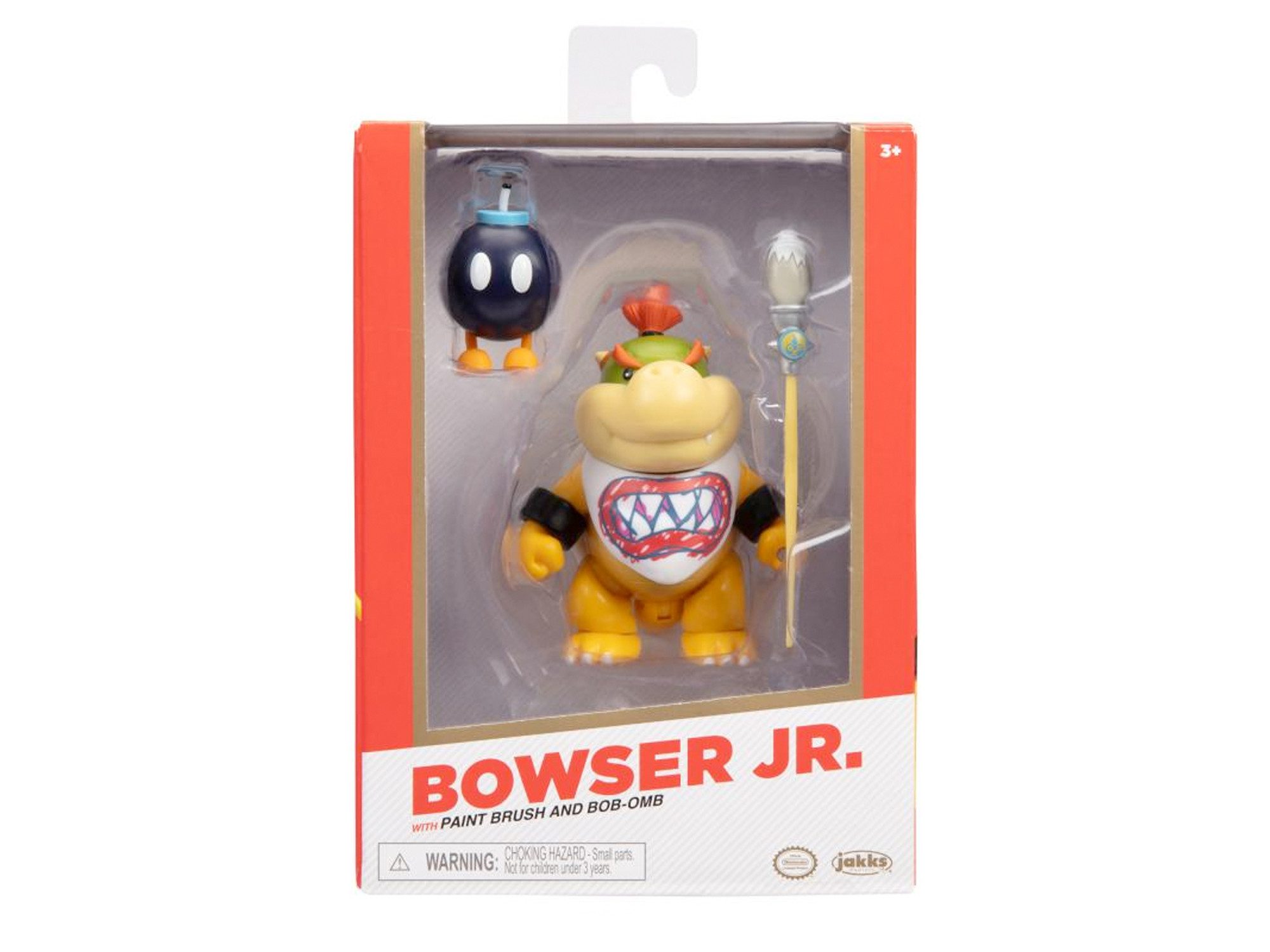 Nintendo Actionfigur Nintendo Super Mario Figur Bowser Jr. in Sammlerbox, 10 cm