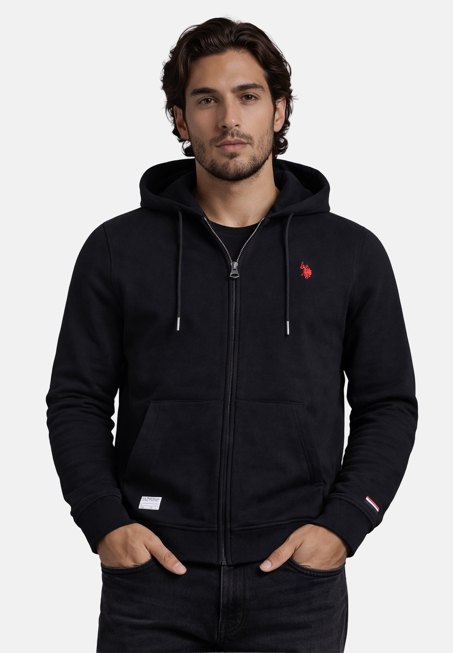 U.S. Polo Assn. Sweatjacke USAuustin – Herren Hoodie mit Reißverschluss Mit günstig online kaufen